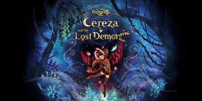 Banner of the video game: Bayonetta Origins: Cereza and the Lost Demon