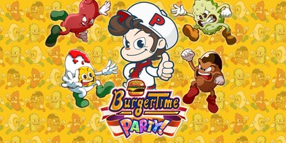 Banner of the video game: BurgerTime Party!