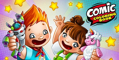 Banner of the video game: Comic Coloring Book