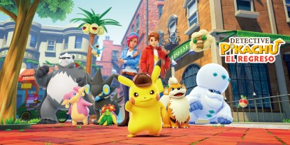 Banner del videojuego: Detective Pikachu: El regreso