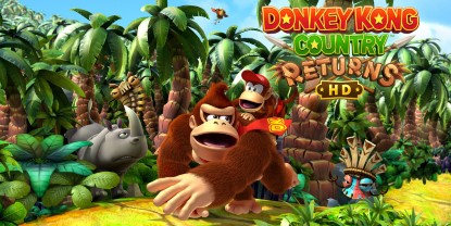 Banner of the video game: Donkey Kong Country Returns HD