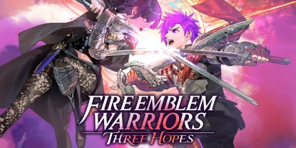 Banner of the video game: Fire Emblem Warriors: Three Hopes