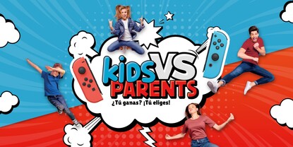 Banner del videojuego: Kids vs Parents