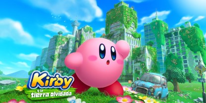 Banner del videojuego: Kirby y la Tierra Olvidada