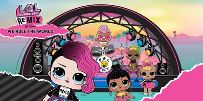 Banner of the video game: L.O.L. Remix We Rule the World