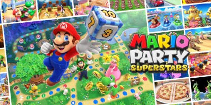 Banner of the video game: Mario Party Superstars