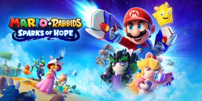 Banner del videojuego: Mario + Rabbids Sparks of Hope