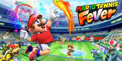 Banner of the video game: Mario Tennis Fever