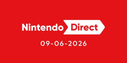 News & review banner: Nintendo Direct | 09/06/2026