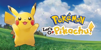 Banner of the video game: Pokémon Let's Go, Pikachu!