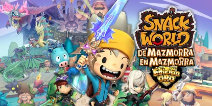 Banner del videojuego: Snack World: De Mazmorra en Mazmorra - Edición Oro