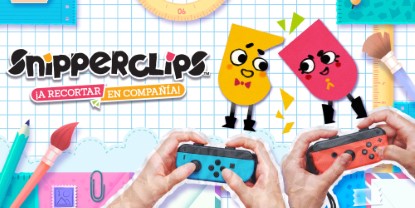 Banner of the video game: Snipperclips - Cut it out, together!