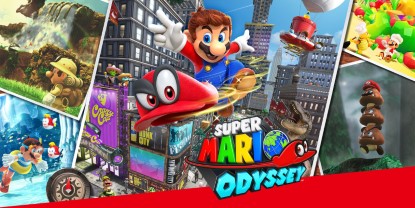 Banner of the video game: Super Mario Odyssey