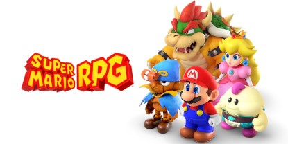 Banner of the video game: Super Mario RPG