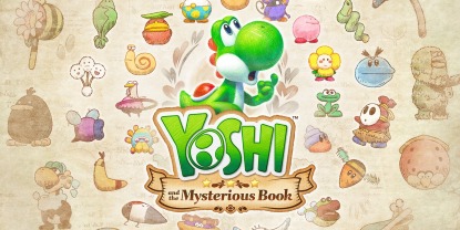 Banner of the video game: Yoshi and the Mysterious Book