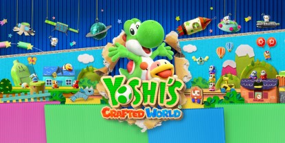 Banner of the video game: Yoshi's Crafted World