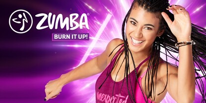Banner of the video game: Zumba: Burn It Up